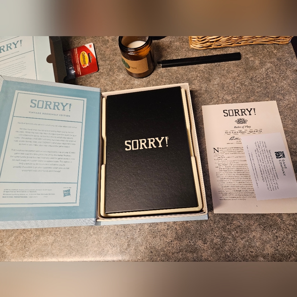 Vintage SORRY game.